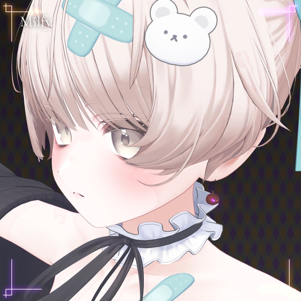 【期間限定セール】ピアス-Jack-o'-lantern-