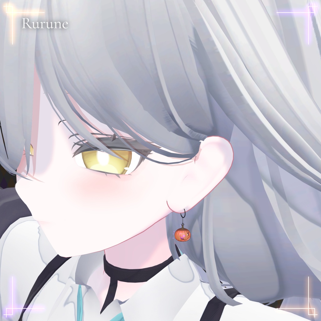 【期間限定セール】ピアス-Jack-o'-lantern-