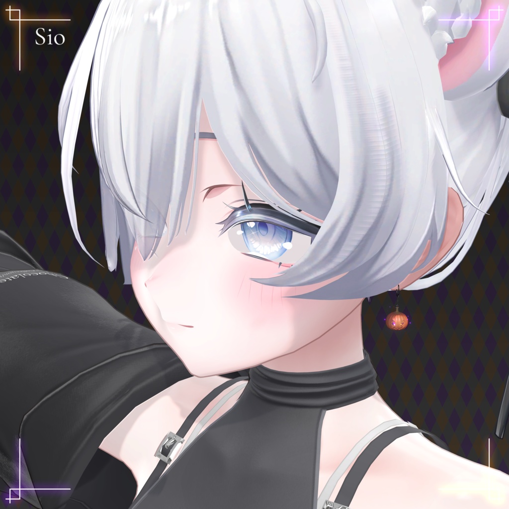 【期間限定セール】ピアス-Jack-o'-lantern-