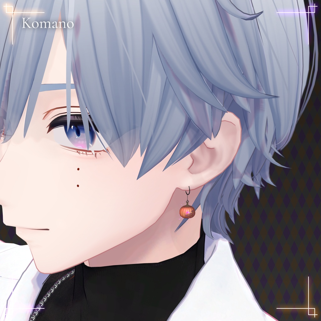 【期間限定セール】ピアス-Jack-o'-lantern-