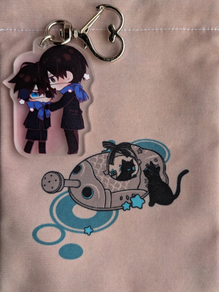 博玉グッズセット(アクキー・ミニ巾着・コースター)