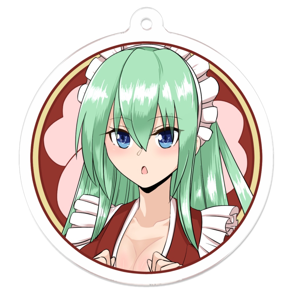 天華百剣-斬- がんばるぞいアクリルキーホルダー【姫鶴一文字(給仕服)】