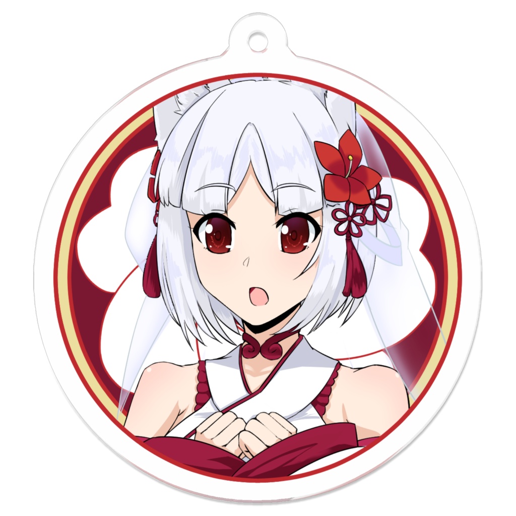 天華百剣-斬- がんばるぞいアクリルキーホルダー【鳴狐】