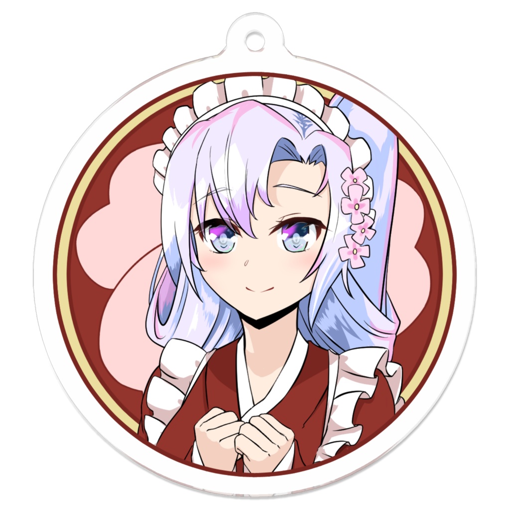 天華百剣-斬- がんばるぞいアクリルキーホルダー【江雪左文字（給仕服）】