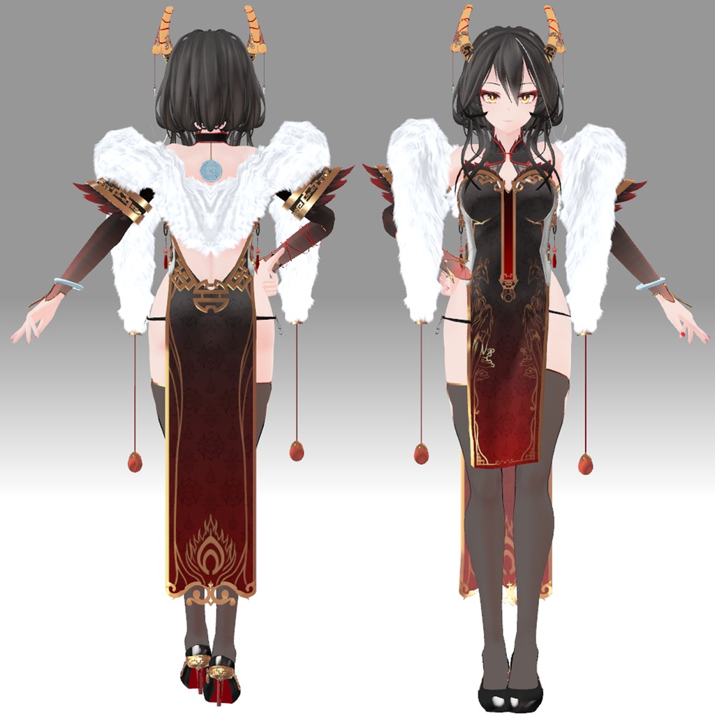 オリジナル3Dモデル【QiYuan 祈鸢】Ver.2.00】