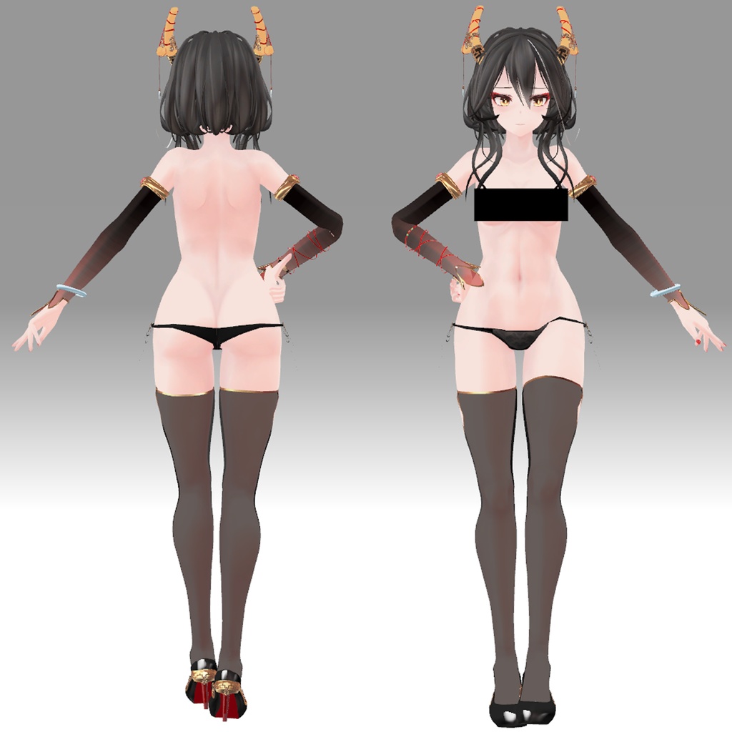 オリジナル3Dモデル【QiYuan 祈鸢】Ver.2.00】