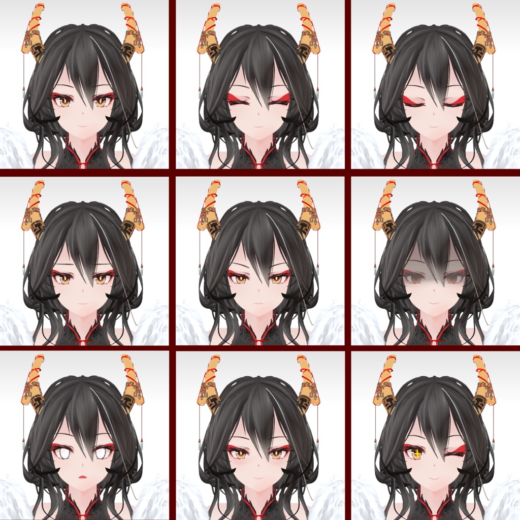 オリジナル3Dモデル【QiYuan 祈鸢】Ver.2.00】