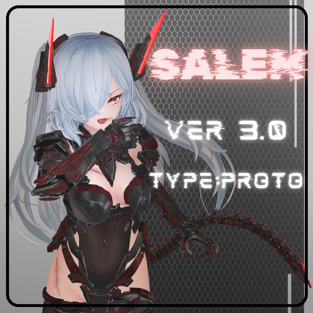 オリジナル3Dモデル【セーラム】Ver3.0 Update