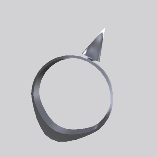 3Dモデル_Spike_ring