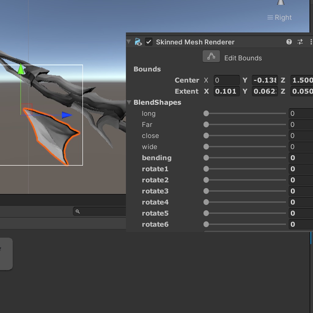 3 D モデル-【Odd Horn】