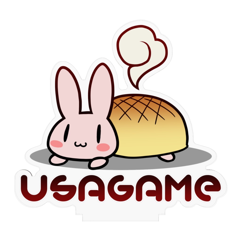 うさがメロンパンアクリルフィギュア