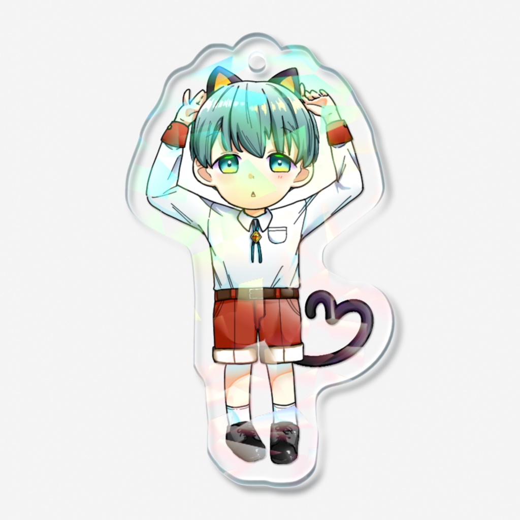 猫耳くんアクリルキーホルダー