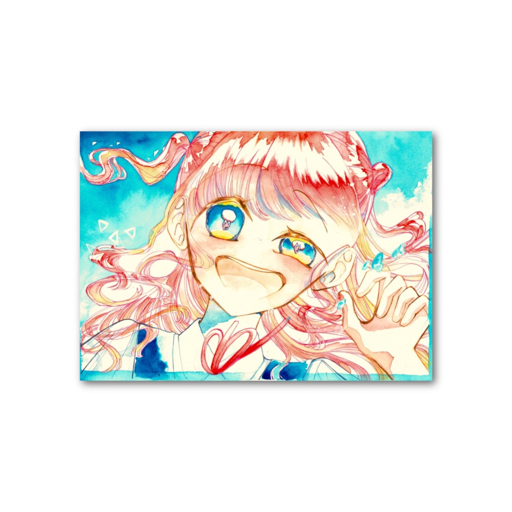 この夏をまってた。フォト風カード
