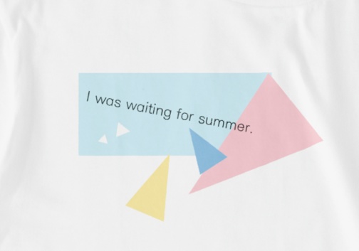 この夏をまってた。Tシャツ