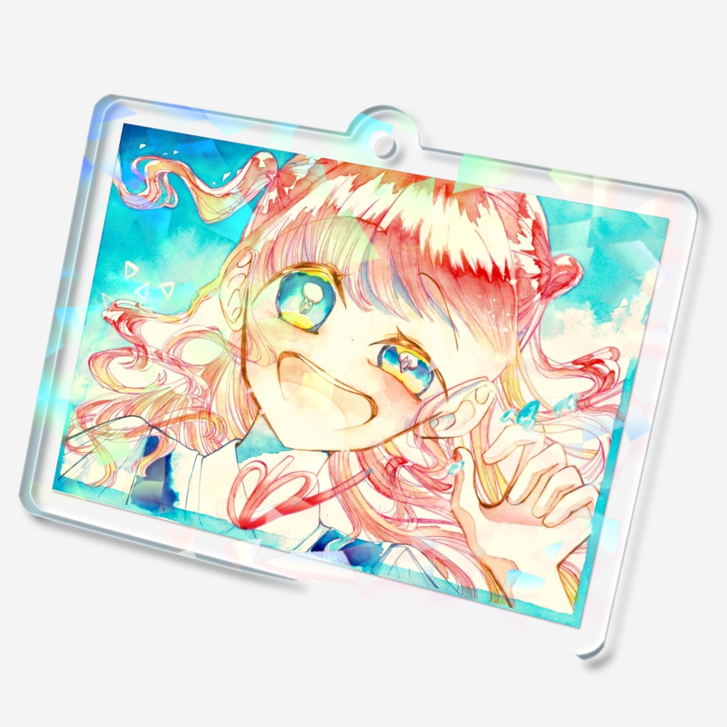 この夏をまってた。ホログラムアクリルキーホルダー