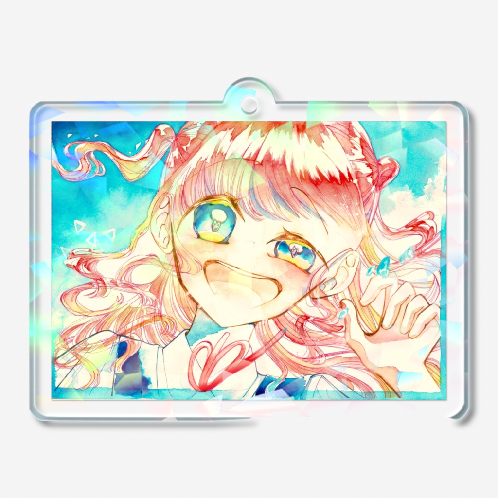 この夏をまってた。ホログラムアクリルキーホルダー