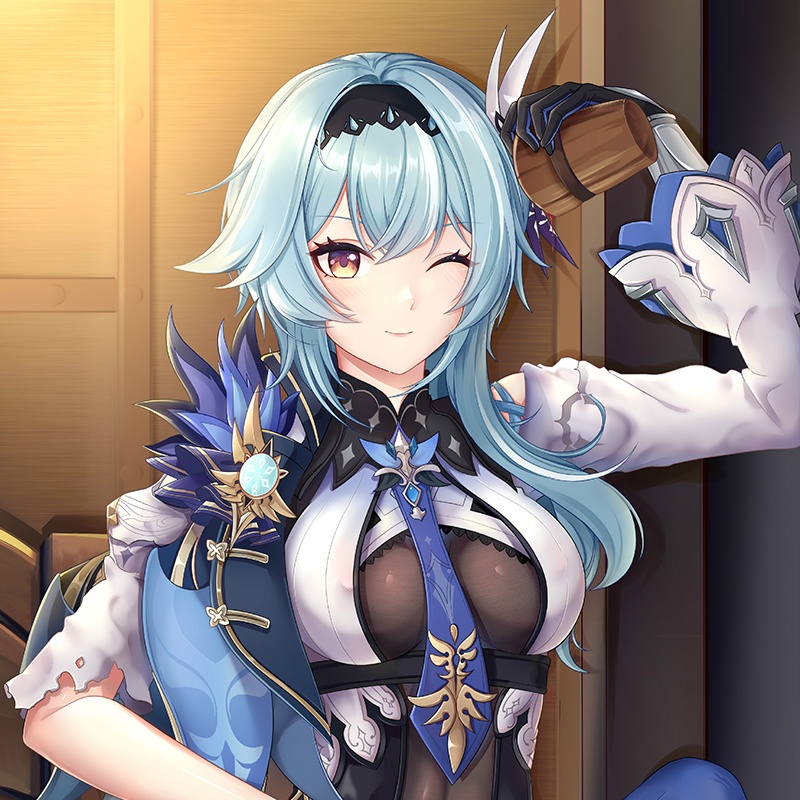 Genshin Impact 原神 优菈 エウルア eula 抱き枕カバー