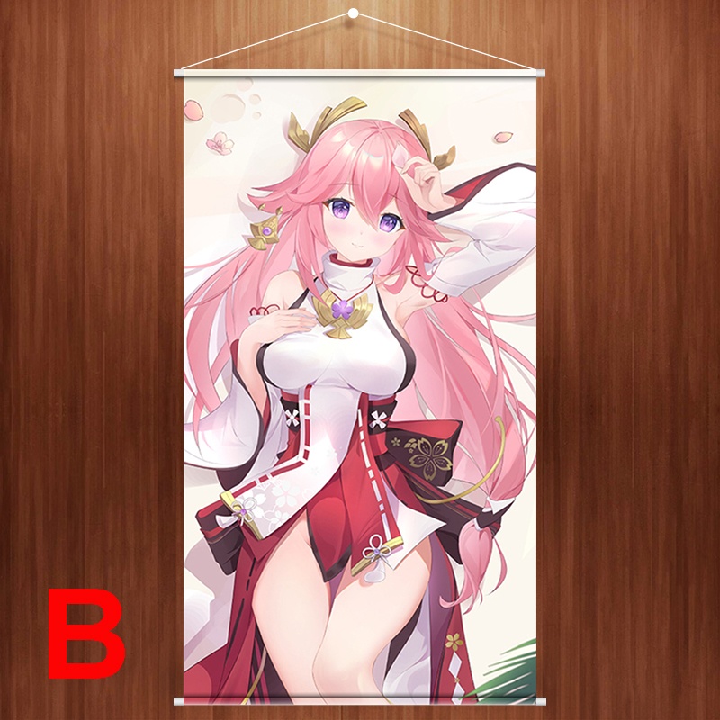 Genshin Impact 原神 八重神子 タペストリー