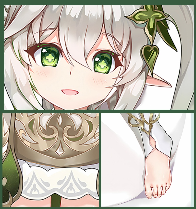 Genshin Impact 原神 纳西妲 Nahida ナヒーダ 草神 抱き枕カバー