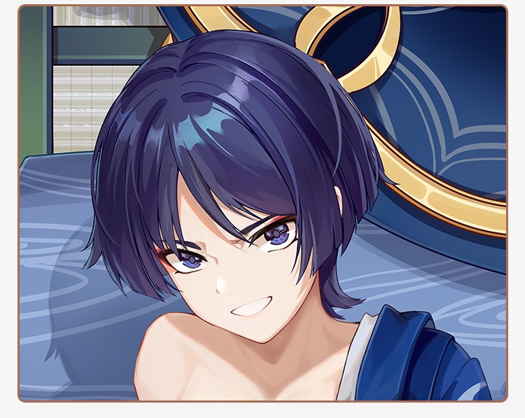 Genshin Impact 原神 スカラマシュ 抱き枕カバー