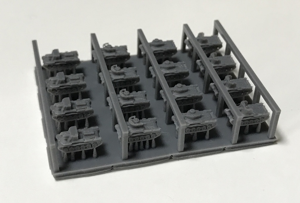 1/700 JPN SET2 日本軍 97式戦車チハ、チハ改、ホニ、ホロ