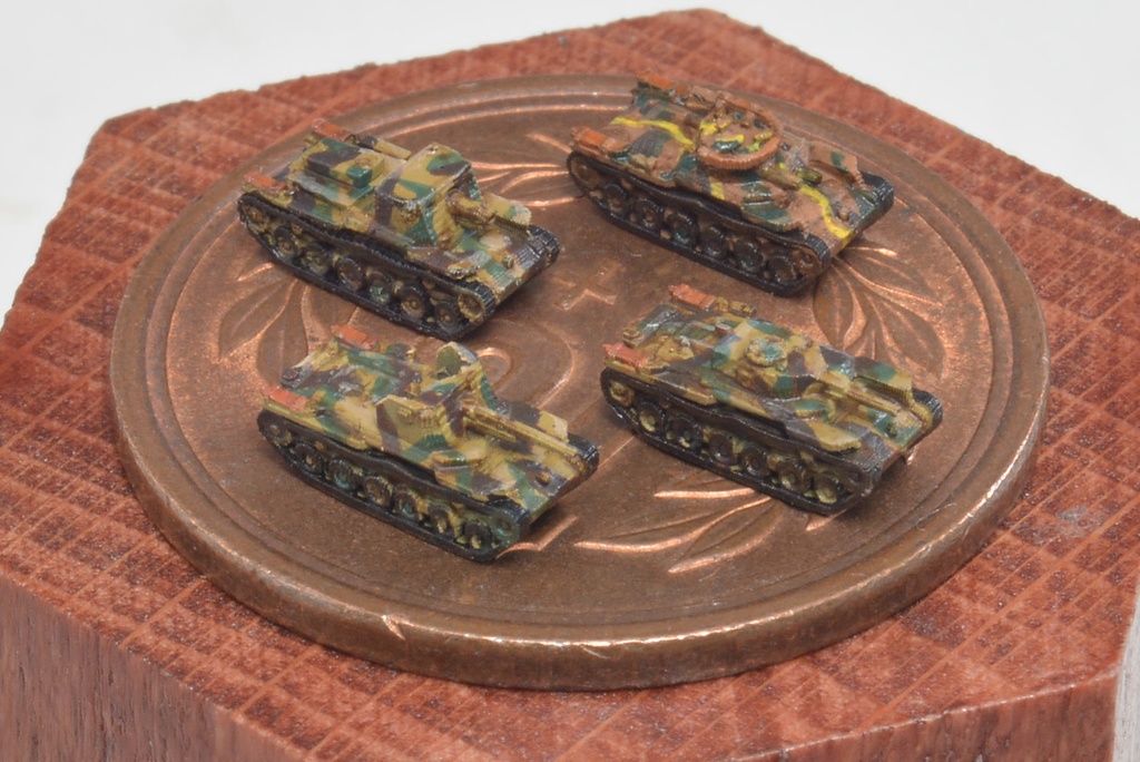 1/700 JPN SET2 日本軍 97式戦車チハ、チハ改、ホニ、ホロ