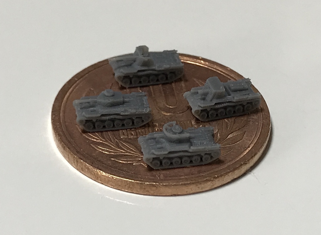 1/700 JPN SET2 日本軍 97式戦車チハ、チハ改、ホニ、ホロ