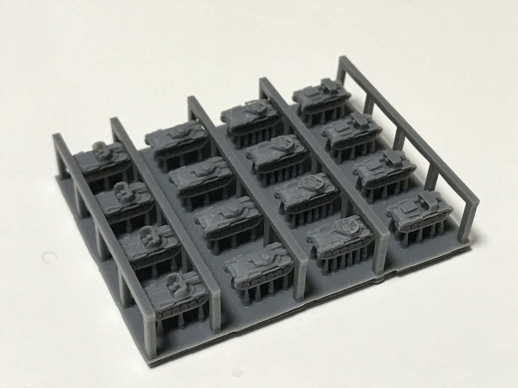 1/700 JPN SET2 日本軍 97式戦車チハ、チハ改、ホニ、ホロ