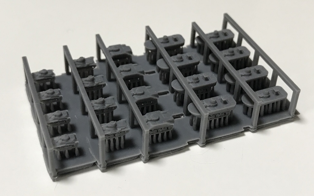 1/700 JPN SET3 日本軍 軽戦車 97式テケ、95式ハ号、特2式内火艇