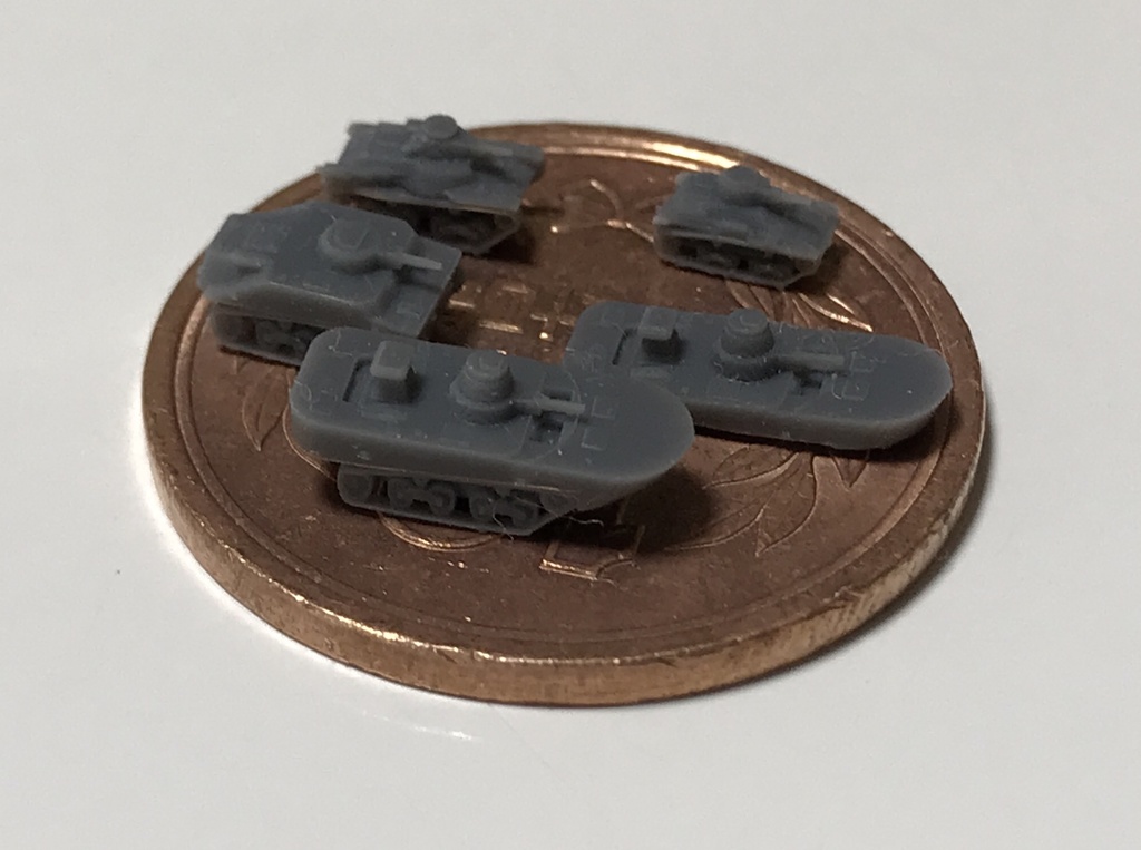 1/700 JPN SET3 日本軍 軽戦車 97式テケ、95式ハ号、特2式内火艇