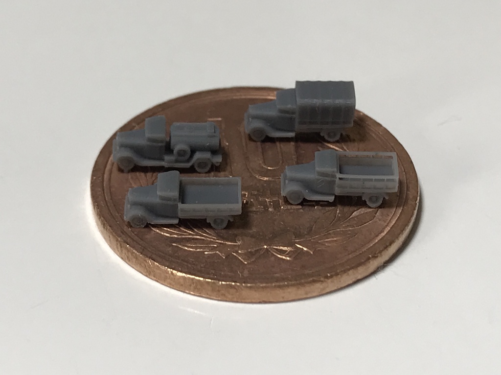 1/700 JPN SET4 日本軍 TX40トラックセット