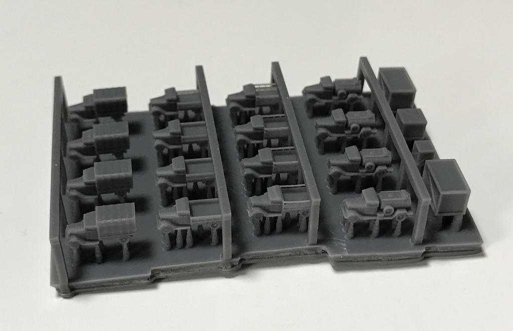 1/700 JPN SET4 日本軍 TX40トラックセット