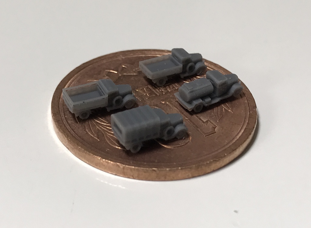 1/700 JPN SET4 日本軍 TX40トラックセット
