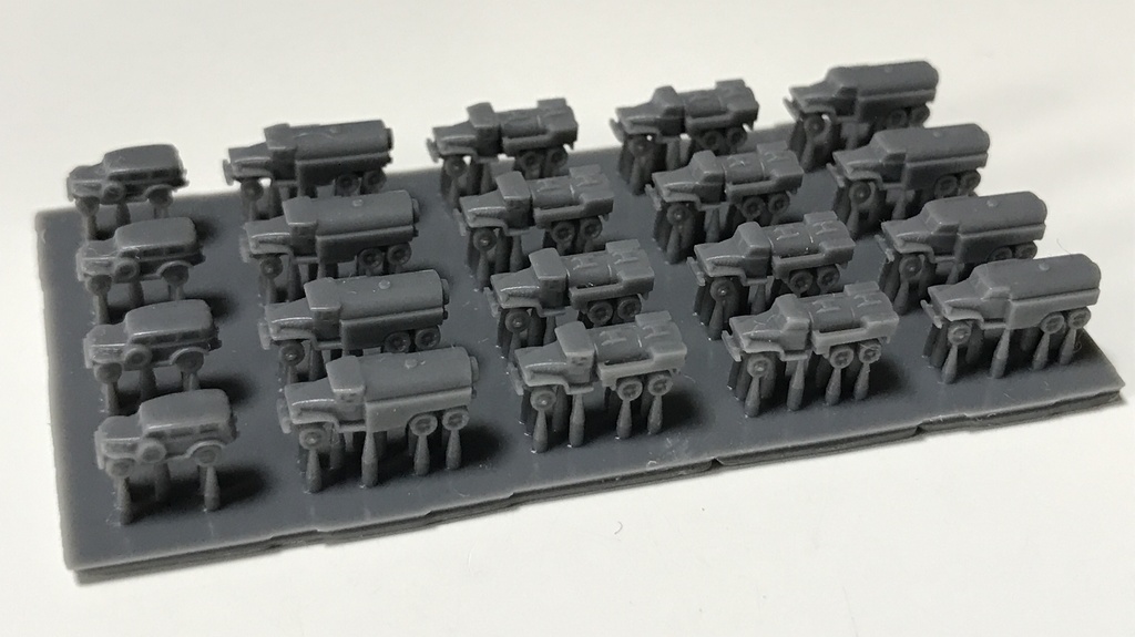 1/700 US SET4 米軍燃料給油トラックセット