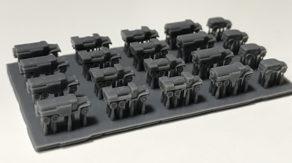 1/700 US SET4 米軍燃料給油トラックセット