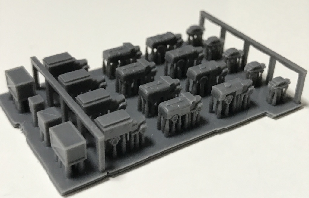 1/700 G SET2 ドイツ軍 燃料給油車、救護車両セット