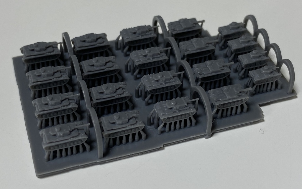 1/700 G SET3 ドイツ軍 戦車セット1 独ソ戦初期