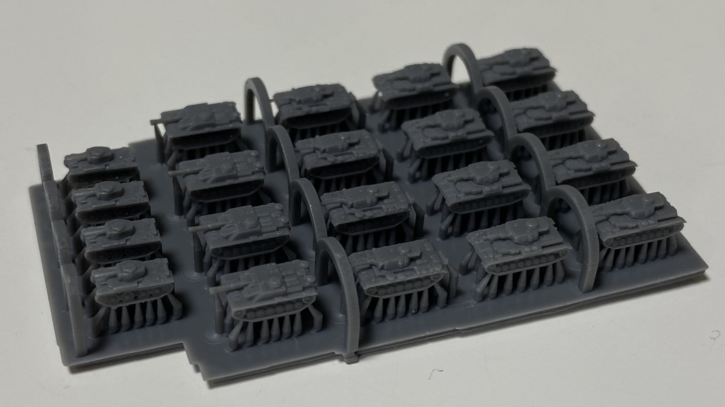 1/700 G SET3 ドイツ軍 戦車セット1 独ソ戦初期