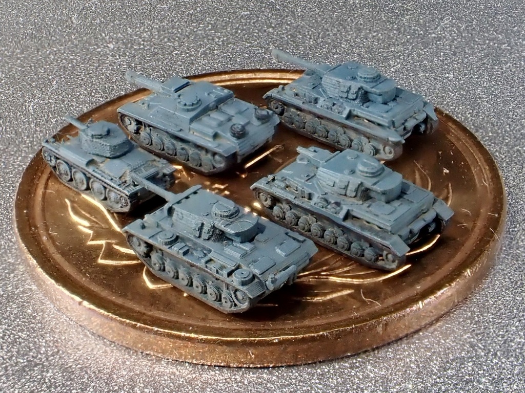 1/700 G SET3 ドイツ軍 戦車セット1 独ソ戦初期