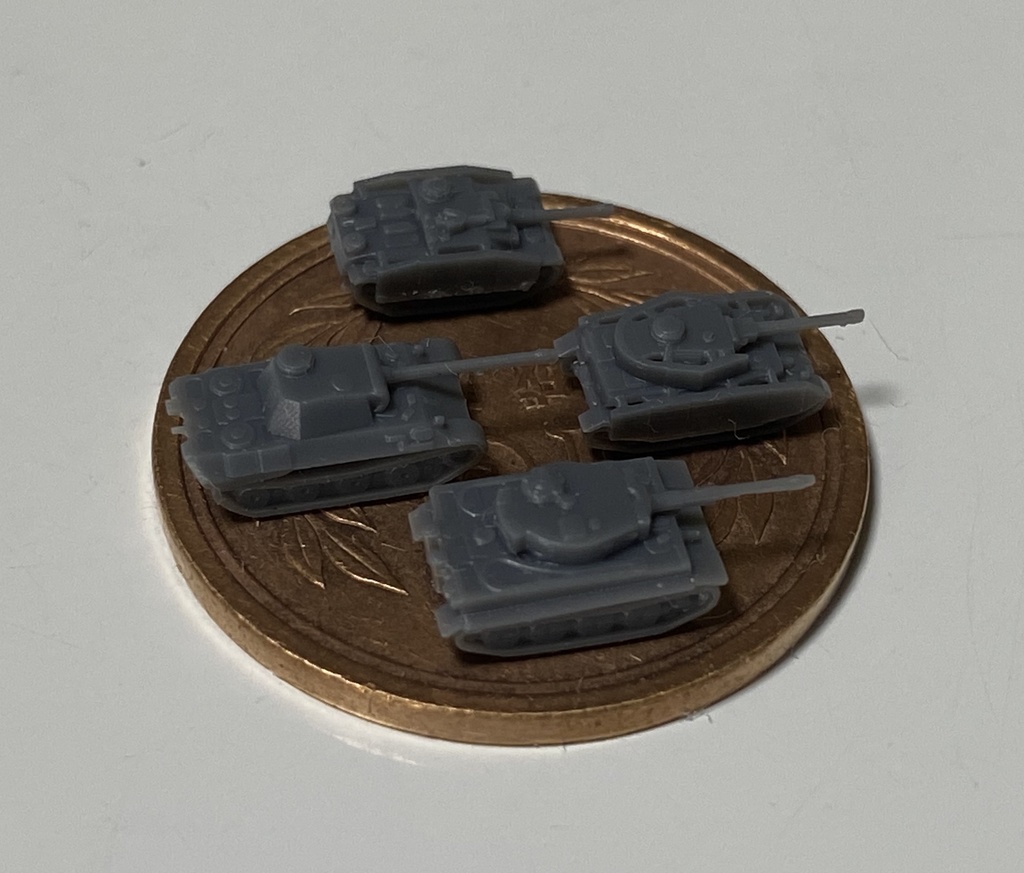 1/700 G SET4 ドイツ軍 戦車セット2 クルスク