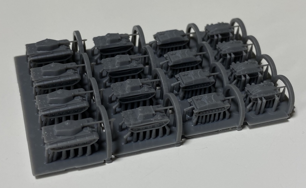 1/700 G SET4 ドイツ軍 戦車セット2 クルスク