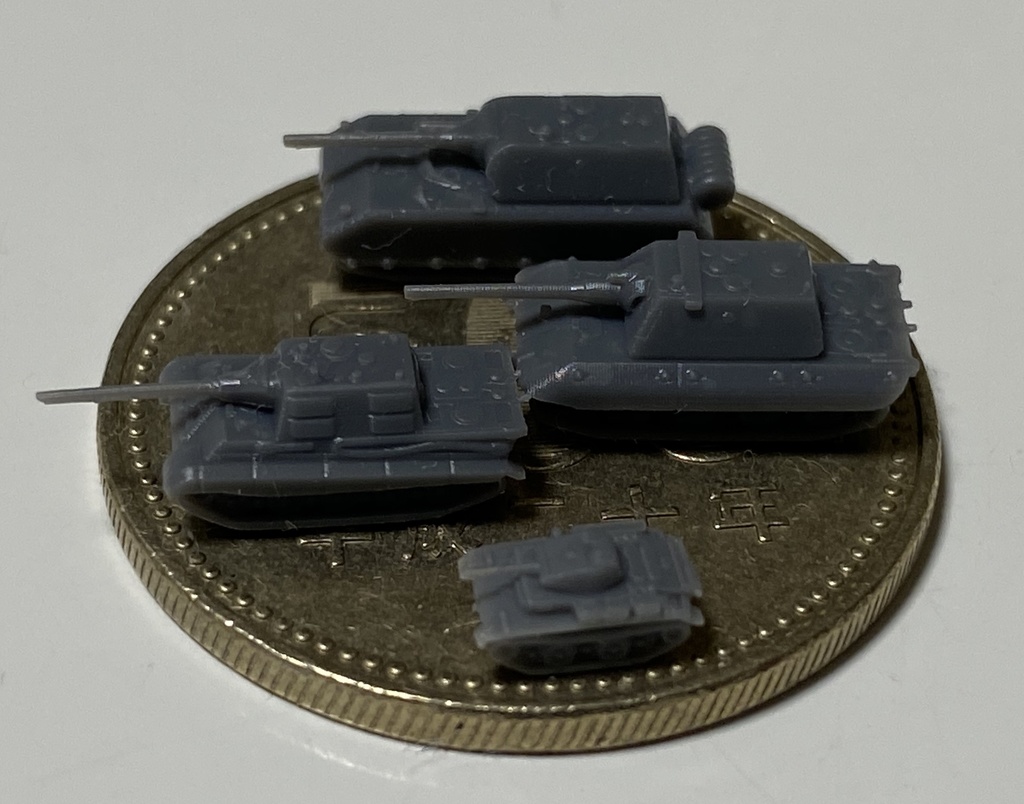 1/700 G SET7 ドイツ軍 戦車セット5 128mm