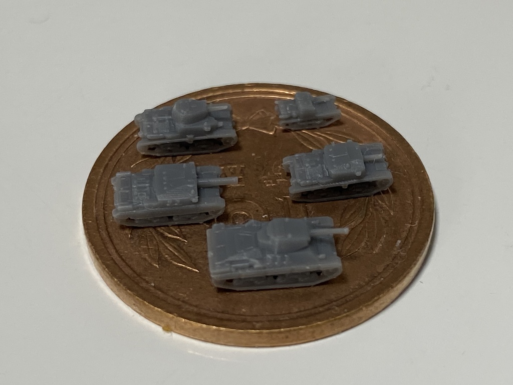 1/700 I SET1 イタリア軍 戦車セット