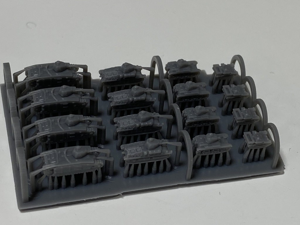 1/700 F SET1 フランス軍 戦車セット