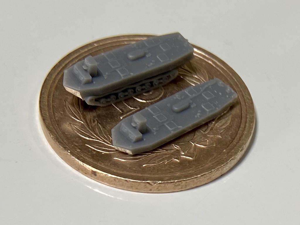 1/700 JPN SET6 日本軍 特四式内火艇 カツ車