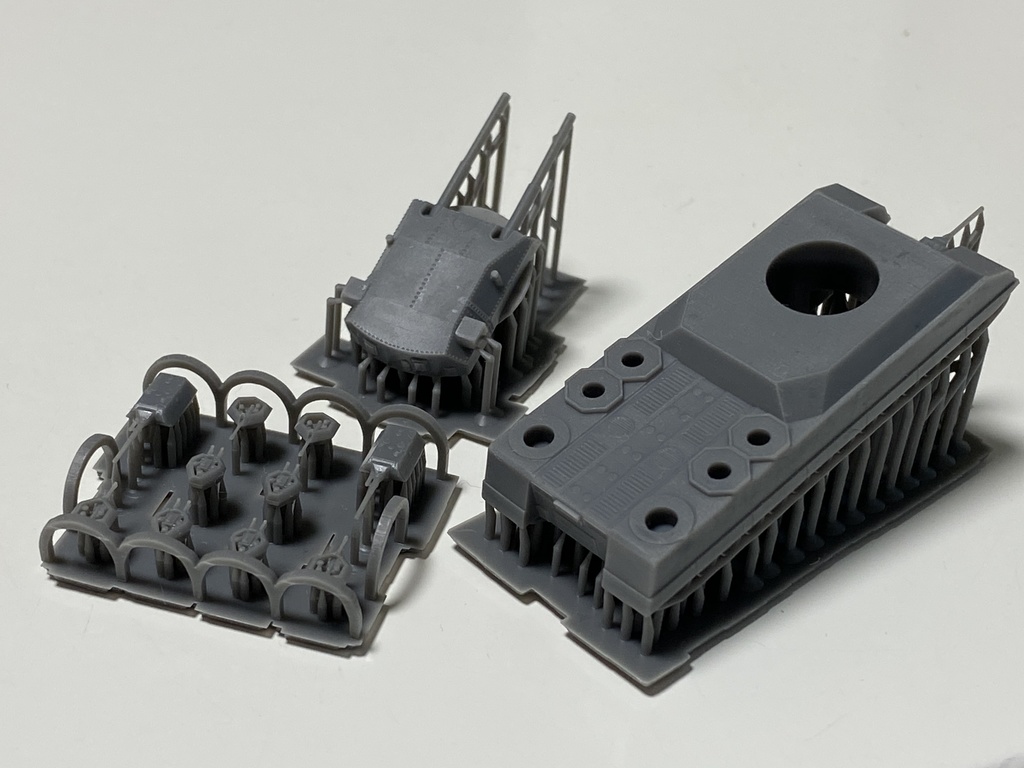 1/700 G SET 9 ドイツ軍 幻の超重戦車ラーテ キット