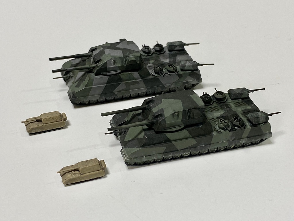1/700 G SET 9 ドイツ軍 幻の超重戦車ラーテ キット