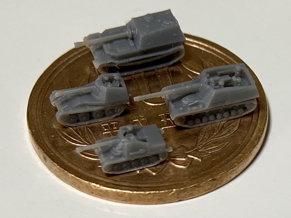 1/700　G SET 10　ドイツ軍 駆逐戦車セット