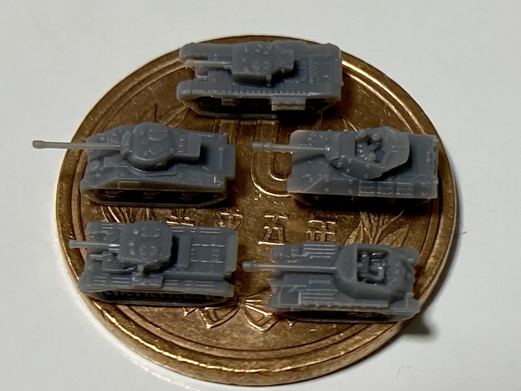 1/700 UK SET3 英軍戦車LATEセット