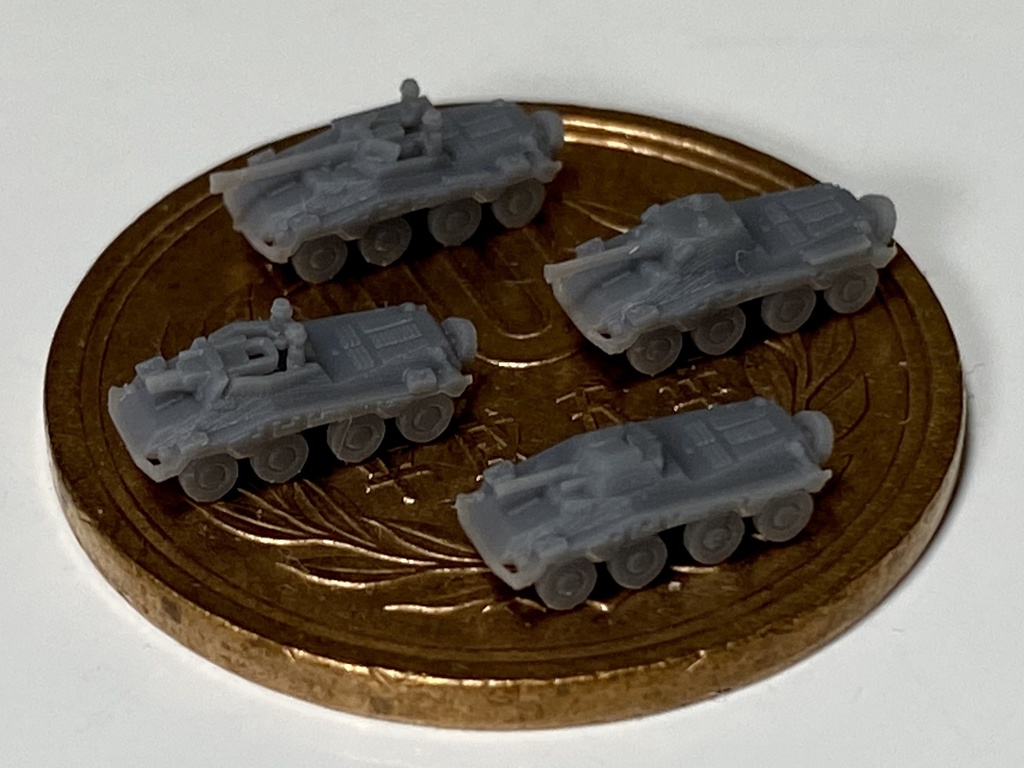 1/700 G SET 12 ドイツ軍 Sdkfz234 8輪装甲車セット